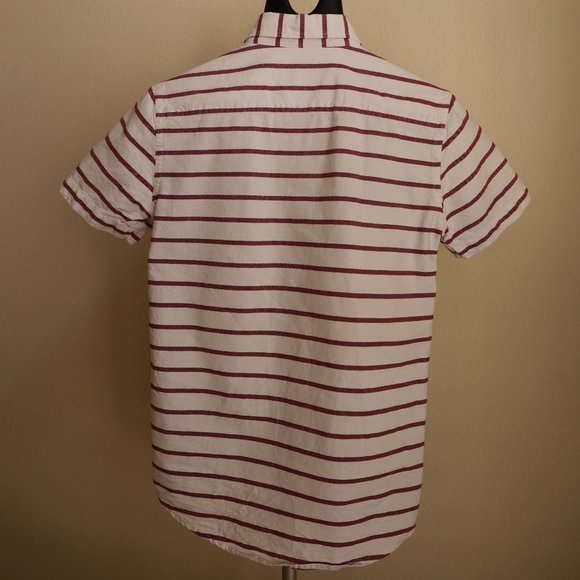 Saturdays Surf NYC Striped Short Sleeve Button Down - Picture 2 of 9